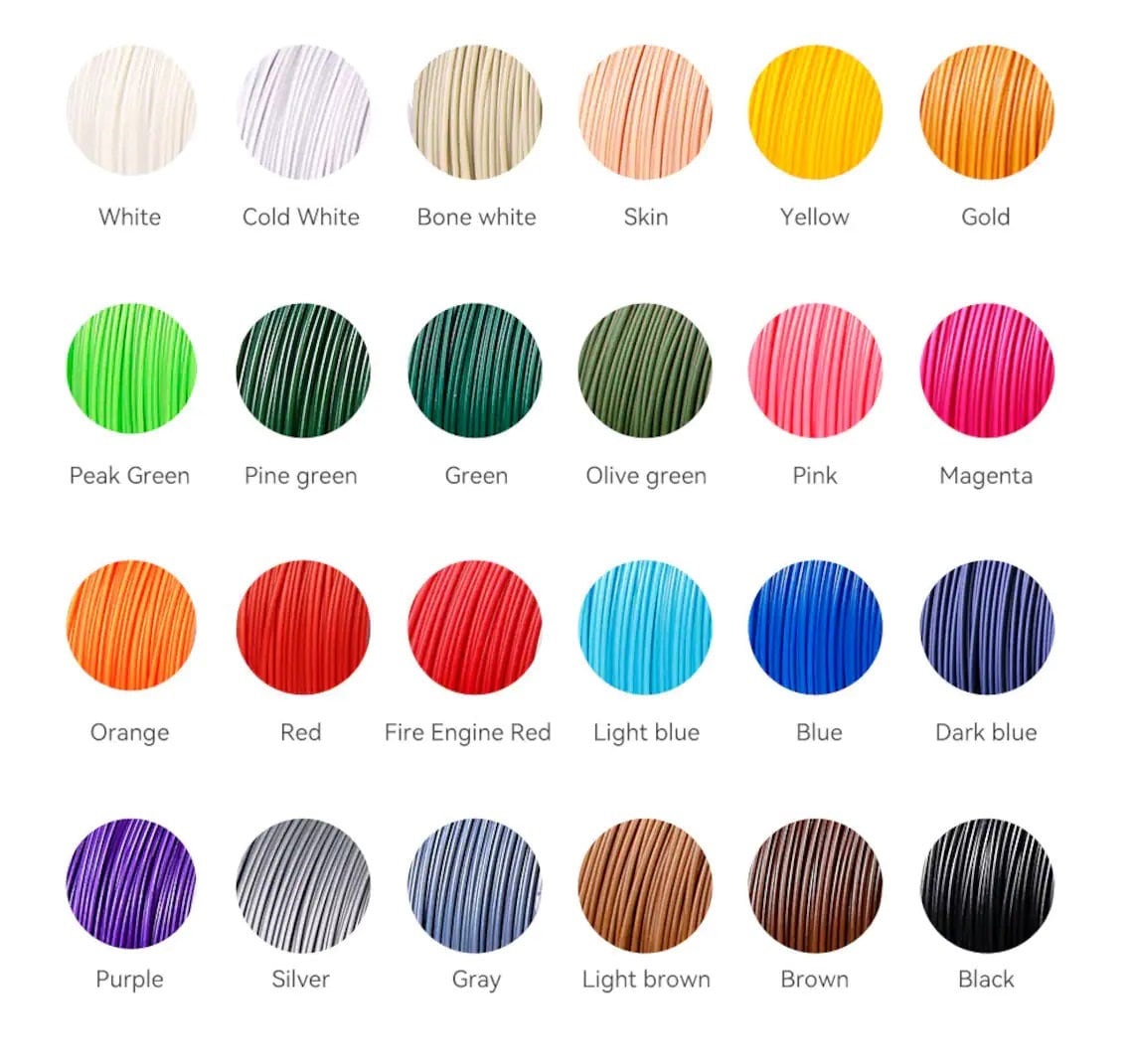 Personalised 3D Printed Cable Clip Custom Pack of 2