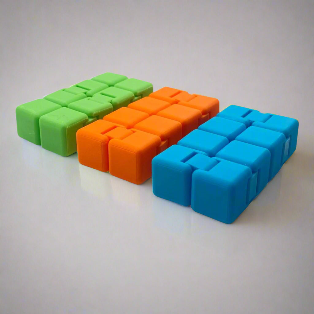 3D Printed Infinity Cube Fidget Toy Stress Reliever