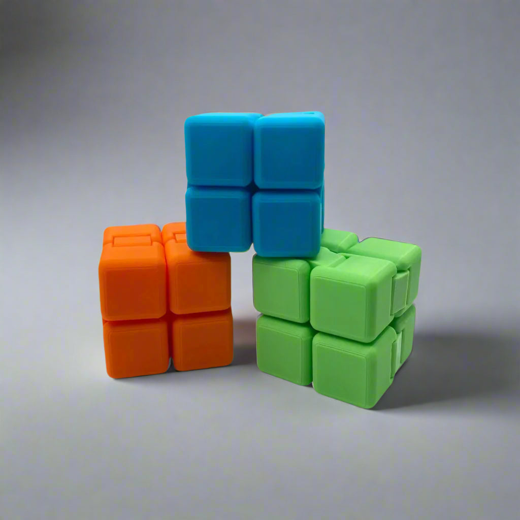 3D Printed Infinity Cube Fidget Toy Stress Reliever