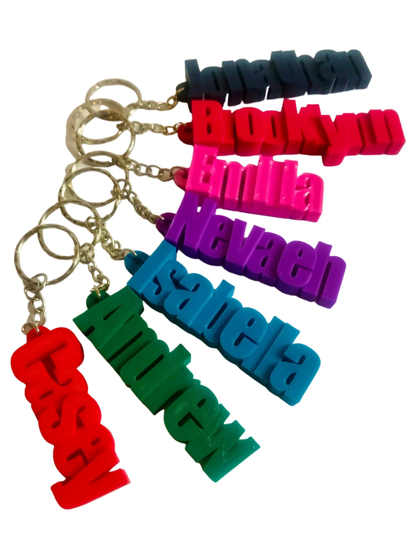 3D Printed Personalised Keychain Keyring Gifts for All Occasions
