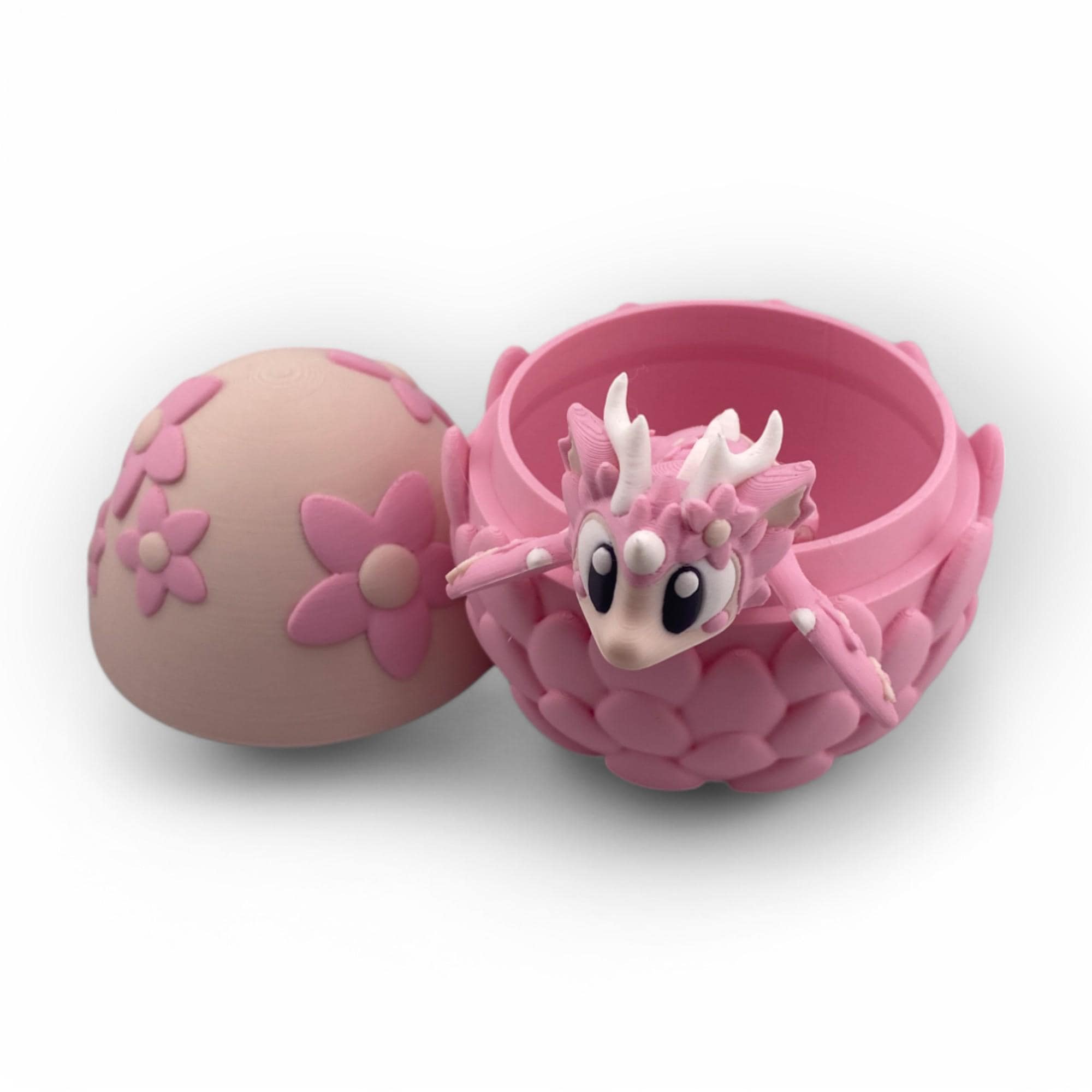 Mini 3D Printed Dragon & Egg Personalized Fantasy Gift