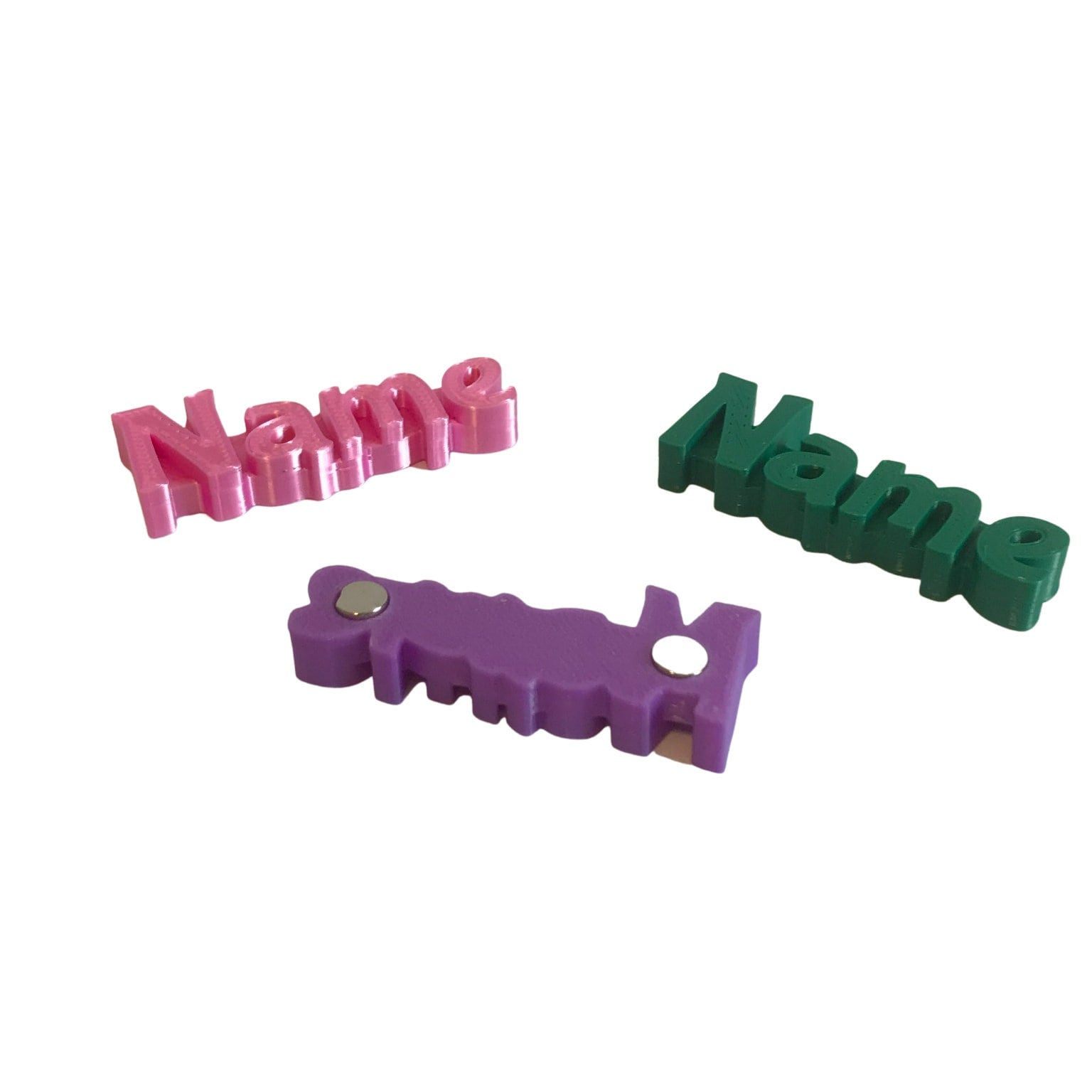 Personalised Fridge Magnet 3D Printed Custom Text Gift